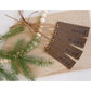 Leatherette Mindful Gifting Tags Set of 4, Reusable Gift Tags, Vegan Leather Gift Tag, Sustainable Gift Wrap, Want, Need, Read, Wear