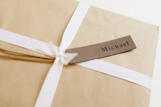 Leatherette Stocking Tag
