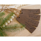 Leatherette Mindful Gifting Tags Set of 4