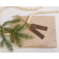 Kid's Writing Leatherette Stocking Tag