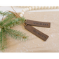 Leatherette Stocking Tag