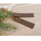 Leatherette Stocking Tag
