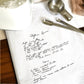 Custom Printed Recipe Tea Towel