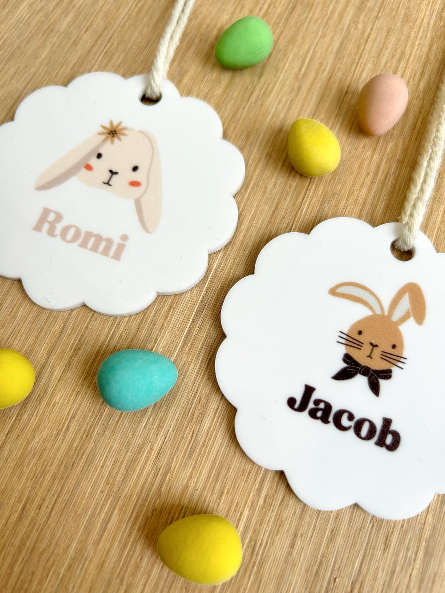 Wooden Easter Tags