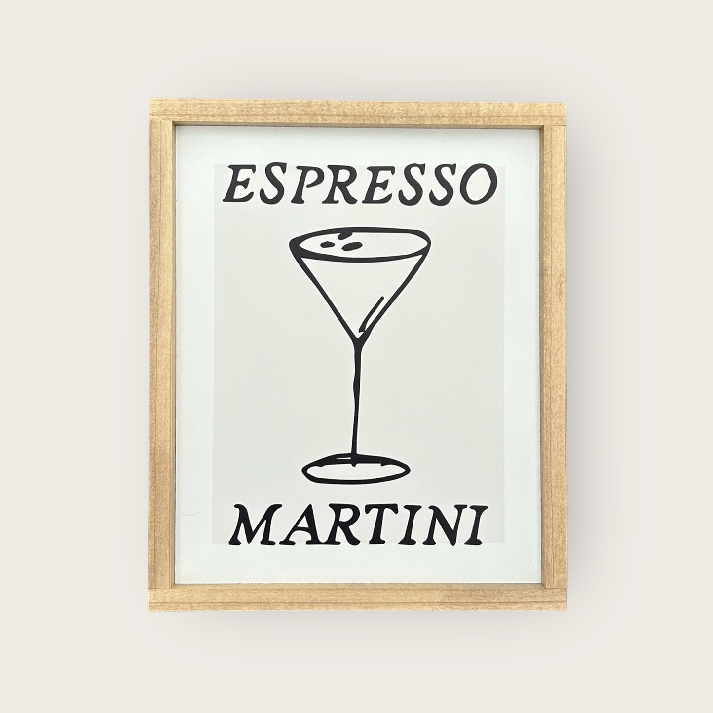Espresso Martini Sign