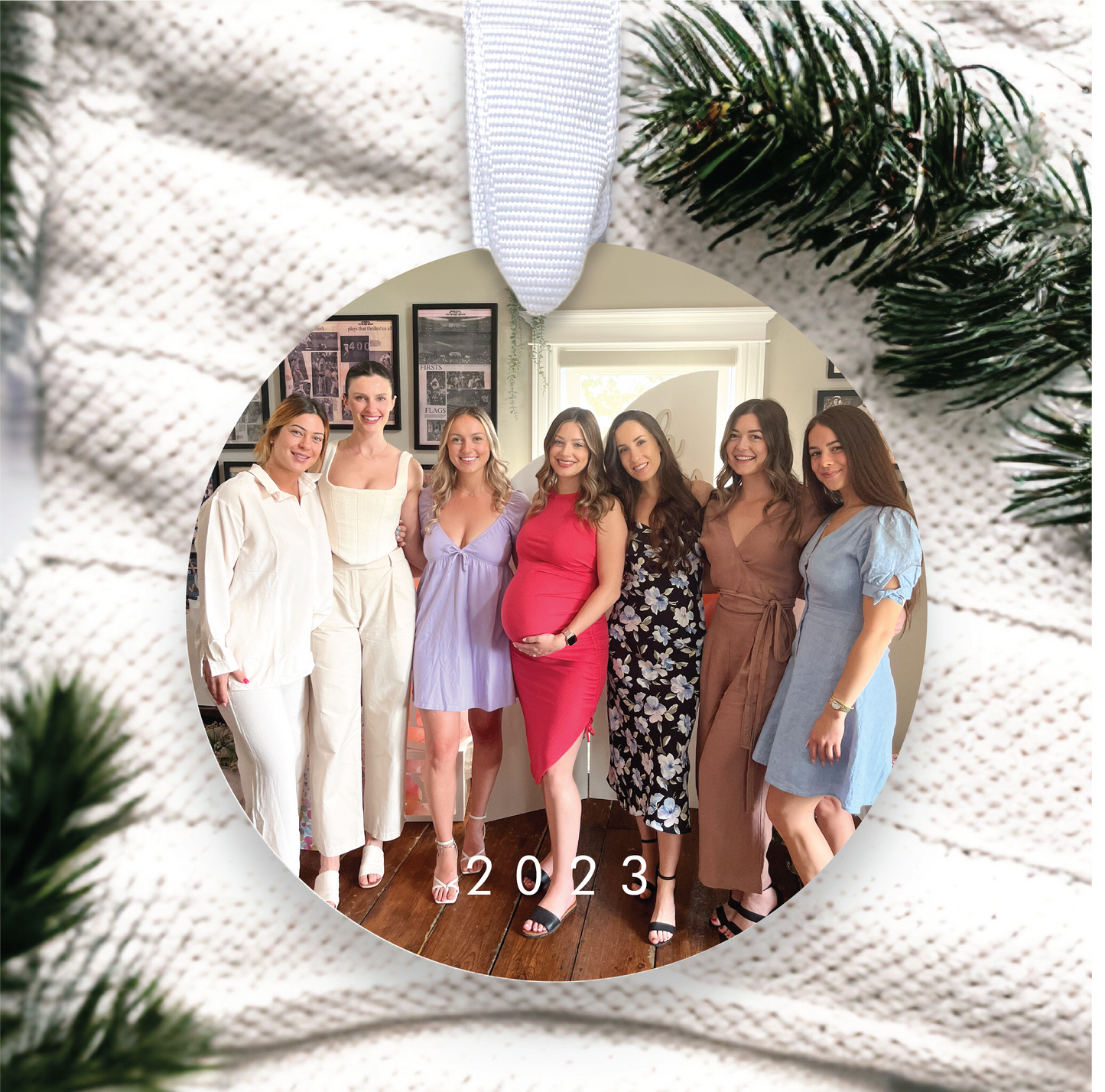 Custom Photo Ornament 2023 | Custom Family Photo 2023 Ornament | Custom Newlywed Christmas Ornament | Christmas Card Ornament | Custom Photo Ornament