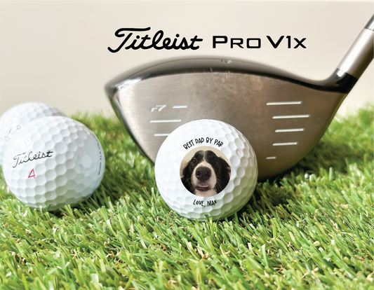Titlelist PRO V1X Custom Golf Balls for Dad SINGLE BALL