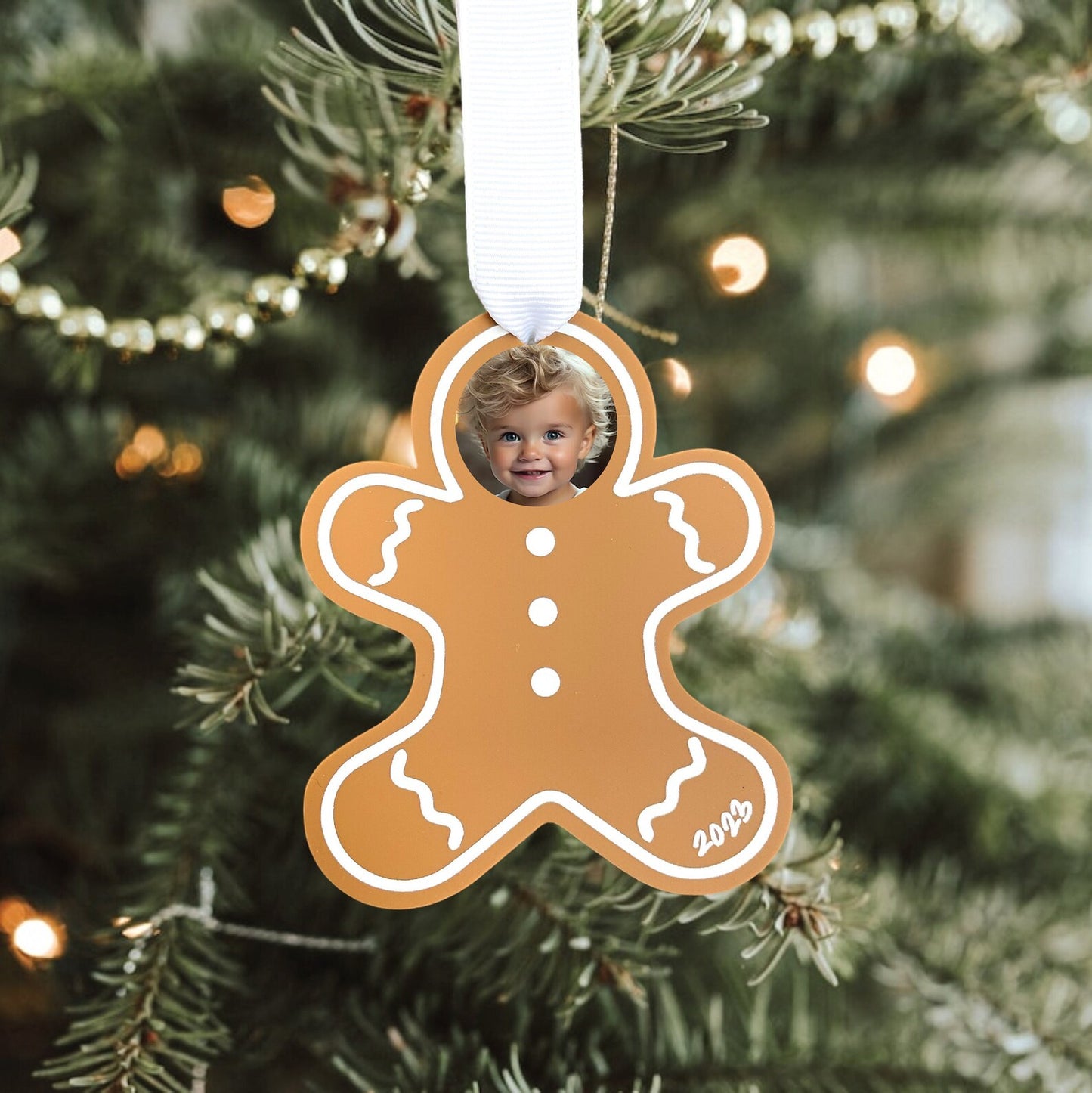 Custom Photo Gingerbread Ornament 2023 | Custom Photo Ornament