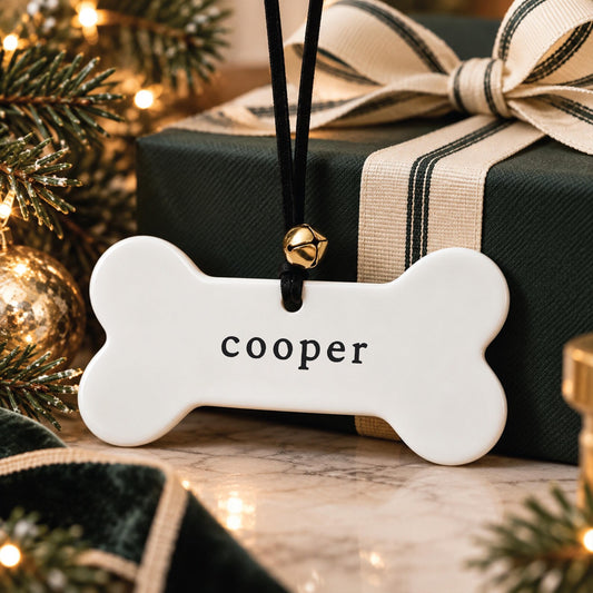 Personalized Dog Bone Ornament