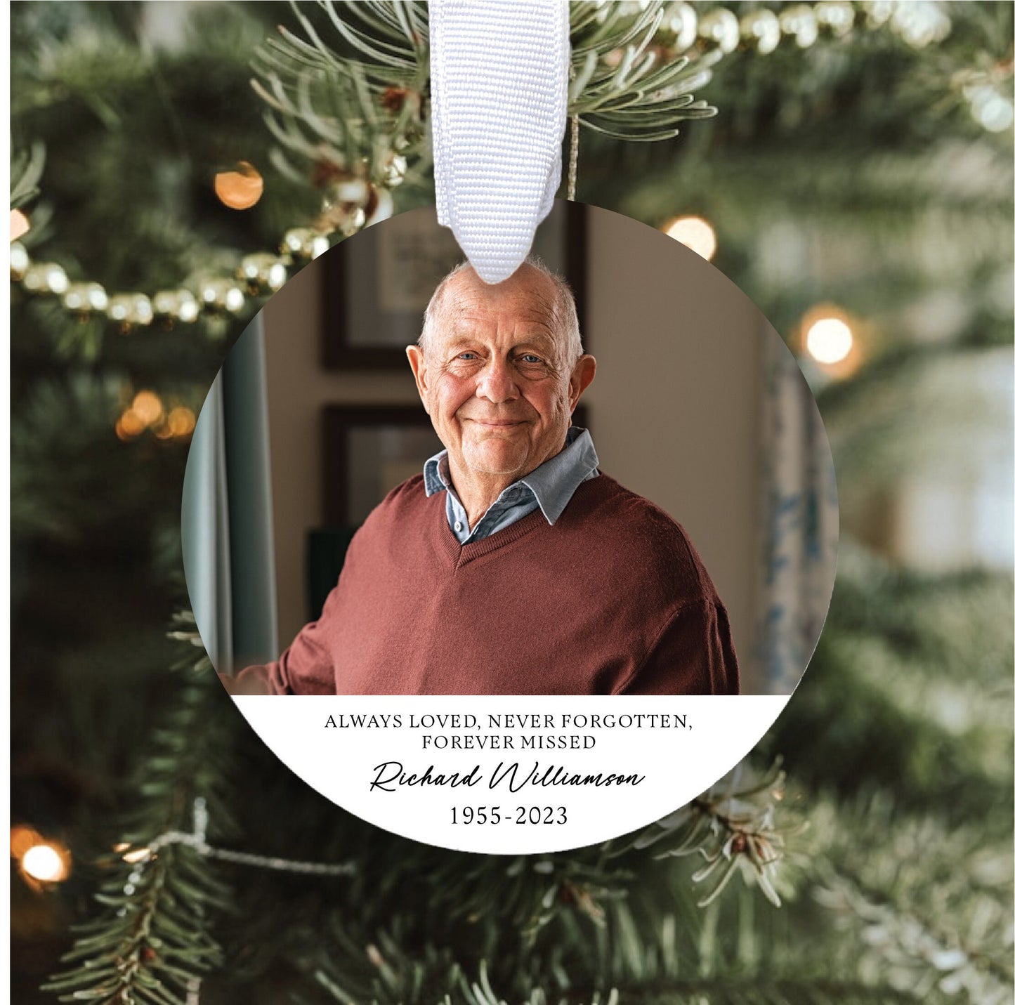 Personalized Memorial Ornament