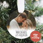 Custom Our First Christmas Together Photo Ornament