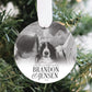 Custom Our First Christmas Married Photo Ornament