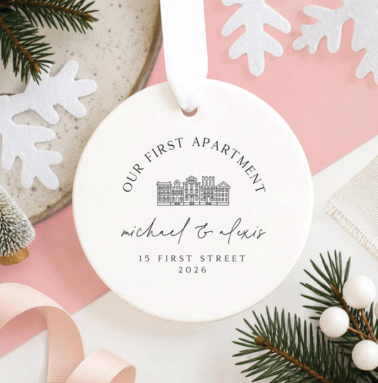 Our First Apartment Ornament
