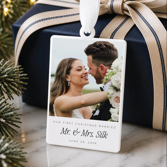 Our First Christmas Married Ornament
