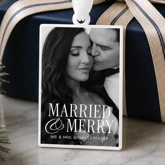 Our First Christmas Married Ornament
