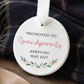 Custom Promoted to Grandparents Ornament