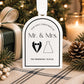 Our First Christmas Married Tux Dress Ornament