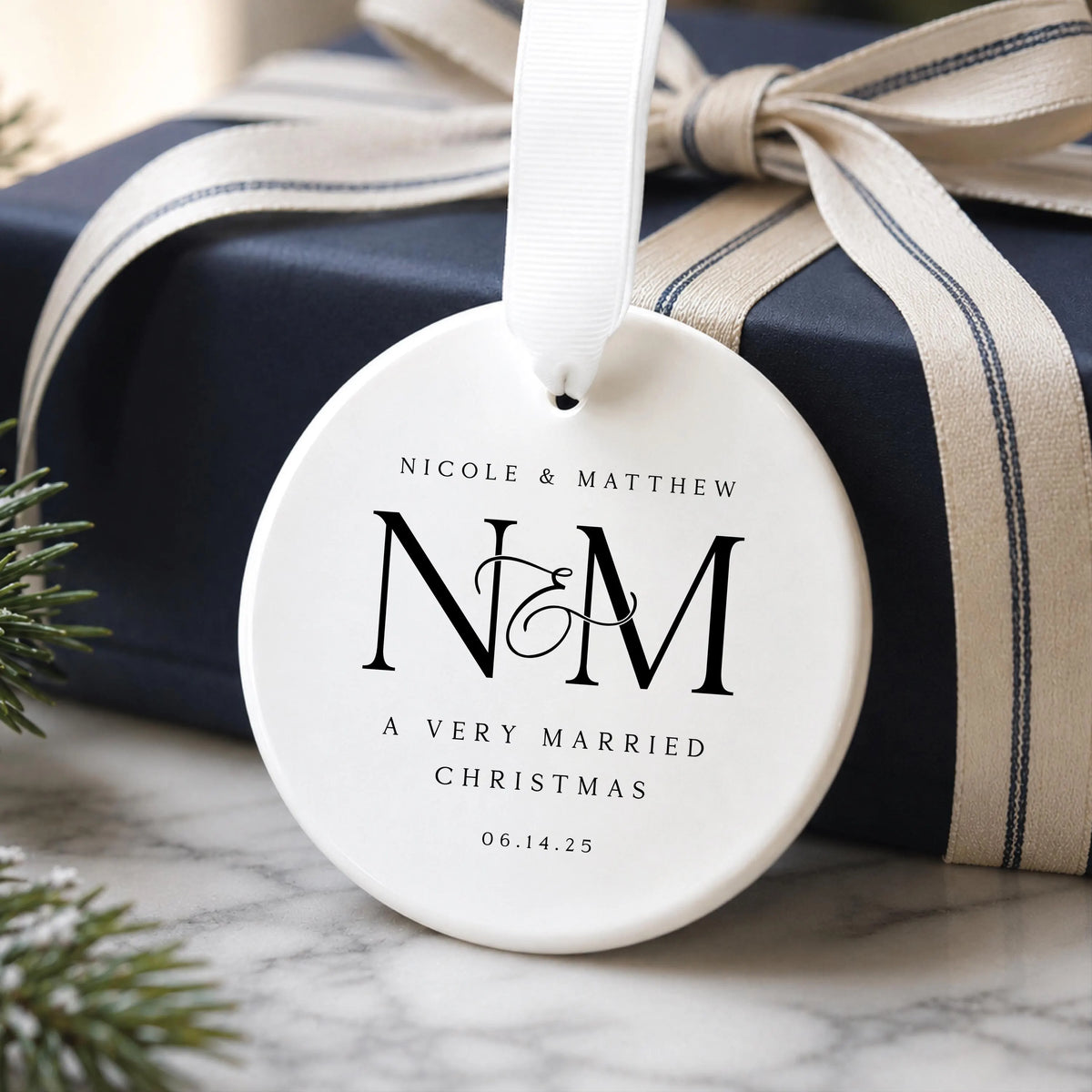 Our First Christmas Married Ornament