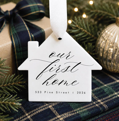 Our First Home Ornament