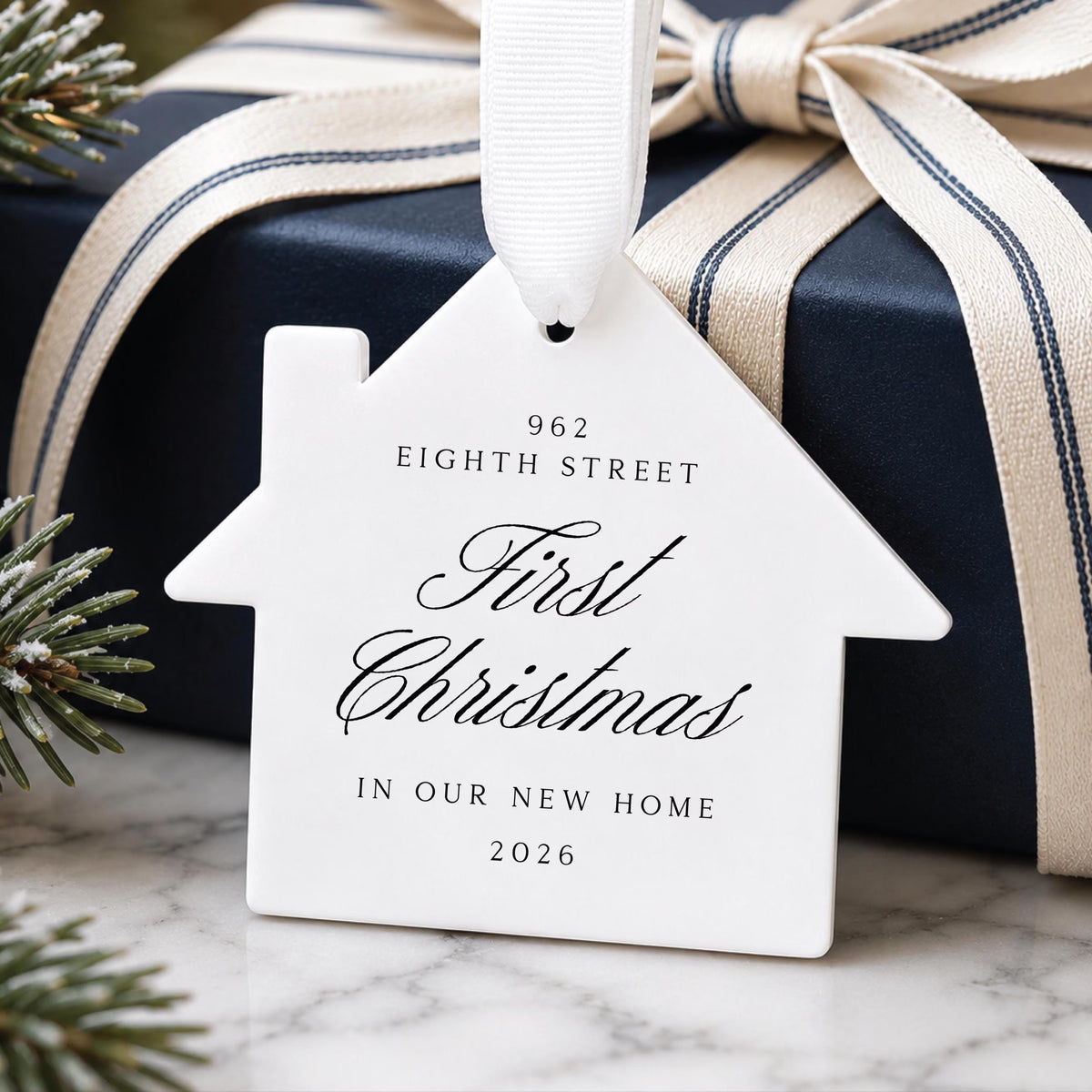 Custom Our First Home Ornament