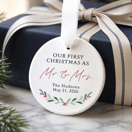 Our First Christmas Married Ornament