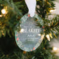 Custom Glass-Like Acrylic Baby's First Christmas Ornament 2026