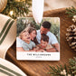 Custom Family Photo Ceramic Ornament