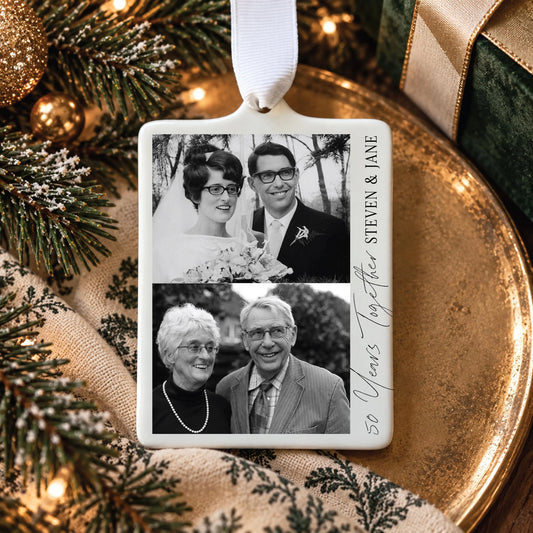 Personalized Anniversary Ornament