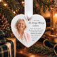 Personalized Ceramic Heart Memorial