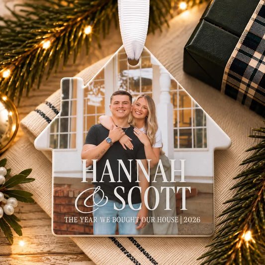 First Christmas in Our New Home Photo Ornament