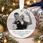 Our First Christmas Married Photo Ornament
