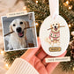 Ceramic Pet in a Sweater Oval Ornament