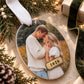 Custom Ceramic Family Heirloom Photo Ornament