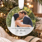 Our First Christmas Married Photo Ornament