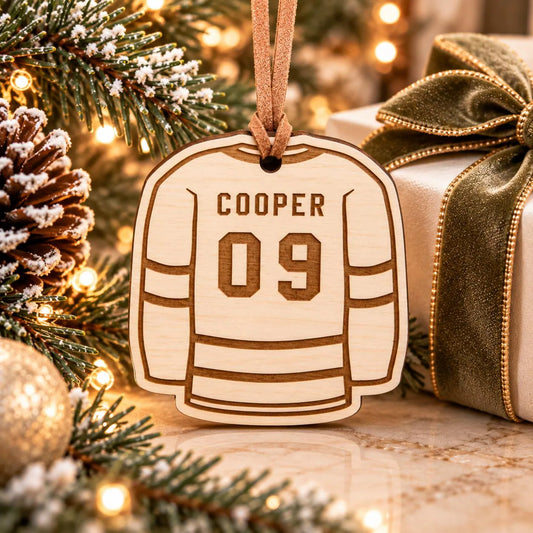 Custom Hockey Jersey Ornament