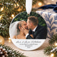 Our First Christmas Married Photo Ornament
