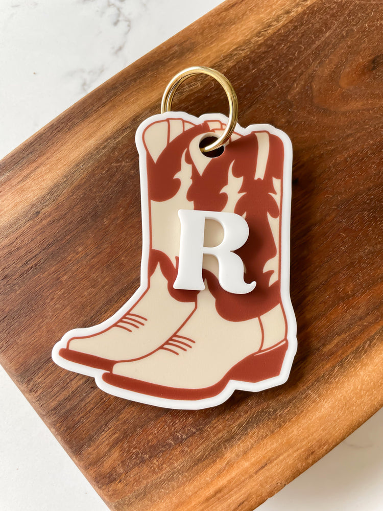 Cowboy Boots Backpack Tag