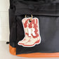 Cowboy Boots Backpack Tag