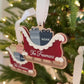 Personalized Family Christmas Sleigh Ornament