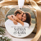Custom Our First Christmas Together Photo Ornament