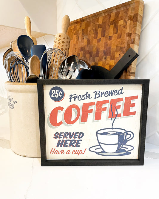 Retro Coffee Sign
