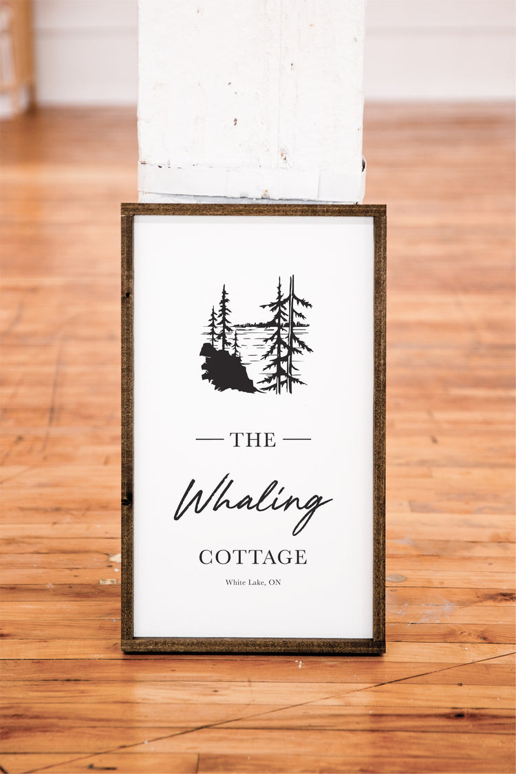 In the Woods Custom Sign