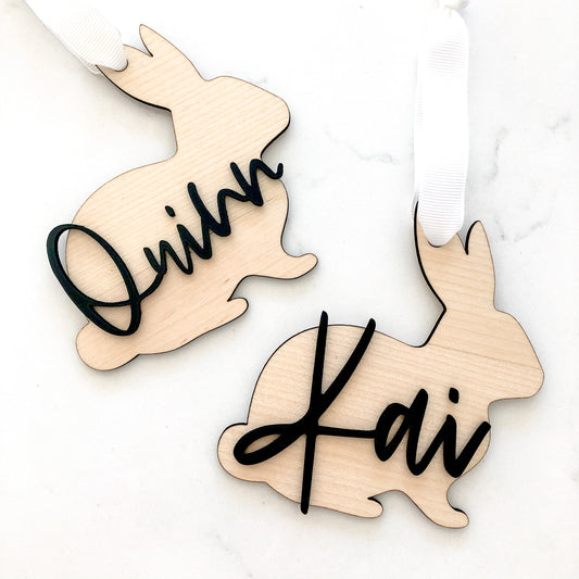 Easter Basket Bunny Tags