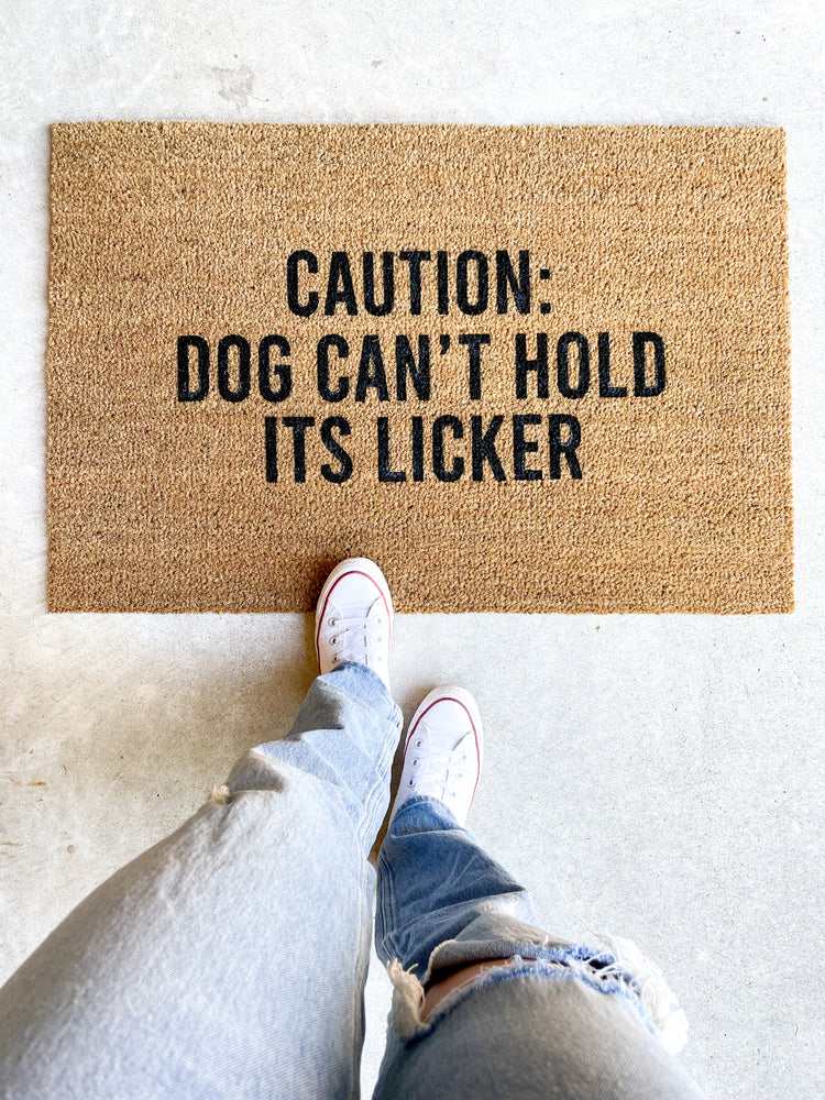 Dog Can't Hold Its Licker Mat