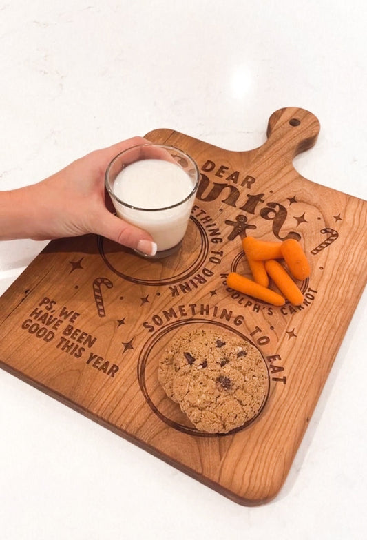 Dear Santa Cutting Board