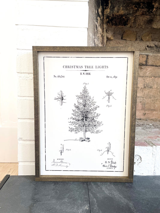 Christmas Patent Sign